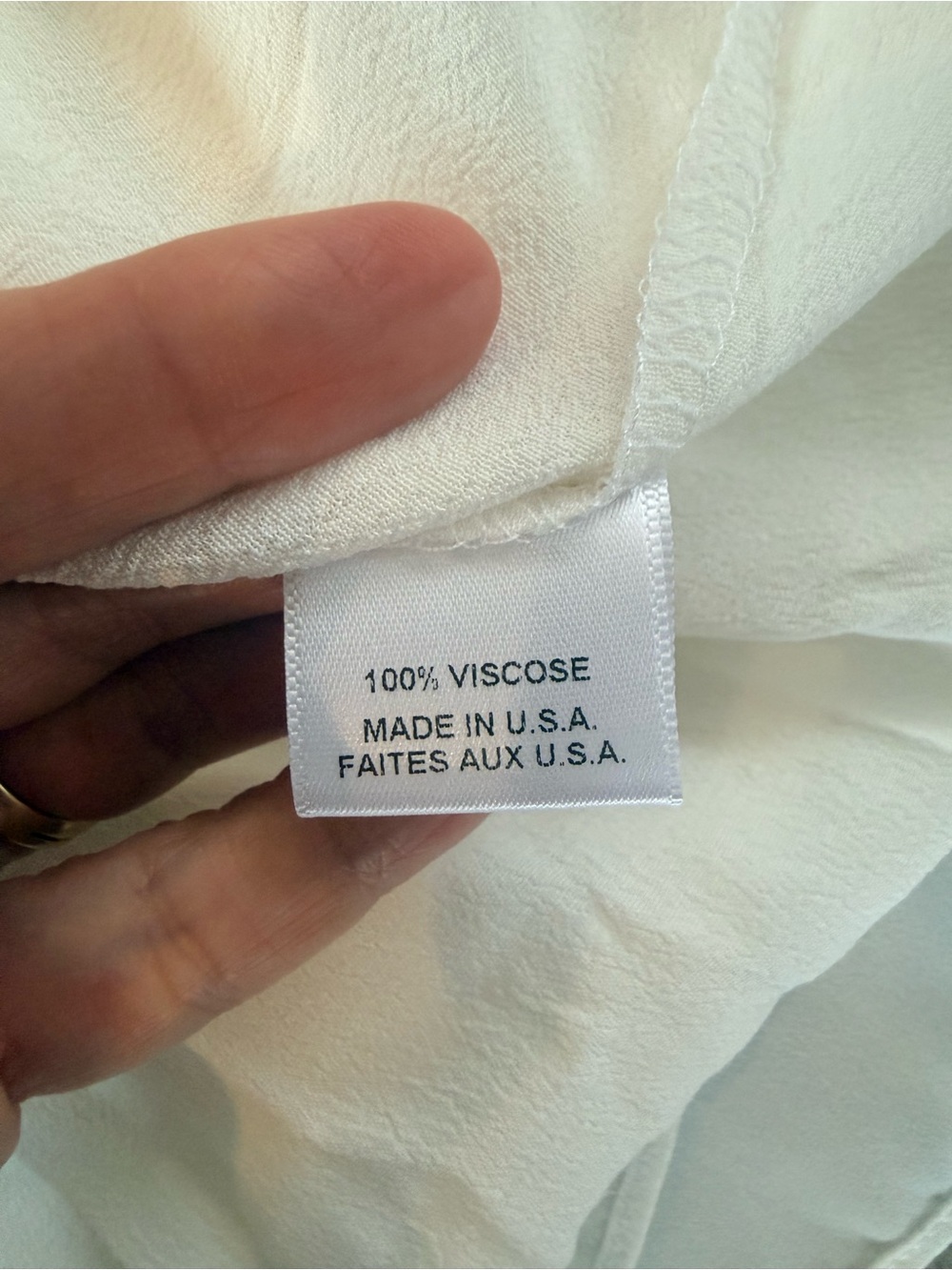 Misa Los Angeles Flowy Mini Dress XS Cream - Picture 9 of 9